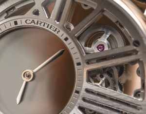 Replica Cartier Rotonde De Cartier Mysterious Hour Skeleton Watch