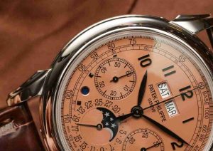 Black Gold Replica Patek Philippe Perpetual Calendar 5270P Salmon Dial Platinum 41mm Watch Review