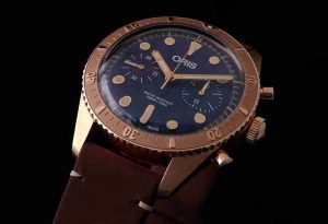 Limited Edition Swiss Oris Carl Brashear Automatic Chronograph Bronze Diver 43mm Stainless Steel Replica Watch Review