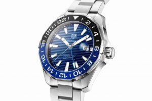 New Released of TAG Heuer Aquaracer Automatic Blue Dial Calibre 7 GMT 43mm Replica