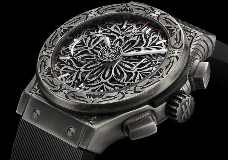 Limited Edition Replica Hublot Classic Fusion Chronograph Shepard Fairey Watch Review 1