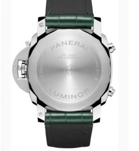 Guide of Replica Panerai Luminor Chronograph Flyback Verde Militaire 44mm Steel PAM01296 3