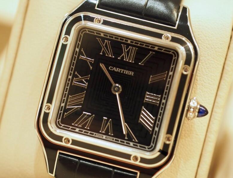 Limited Edition Replica Cartier Santos Dumont Manual Wound Gold Platinum And Steel Watches 3