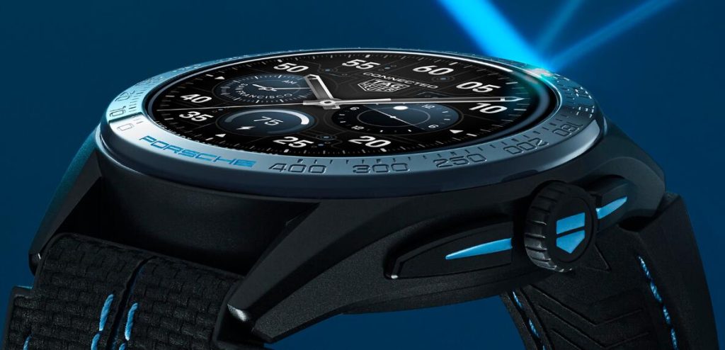 Replica TAG Heuer Connected Chronograph Calibre E4 Porsche Edition 45mm Titanium Smartwatch 1