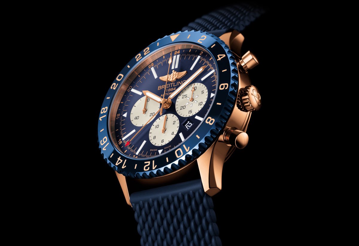 Replica Breitling Chronoliner B04 Red Gold GMT Watch Introduce ...
