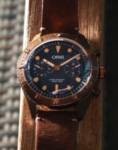 Limited Edition Replica Oris Carl Brashear Chronograph Bronze Watch For 2018 New Year