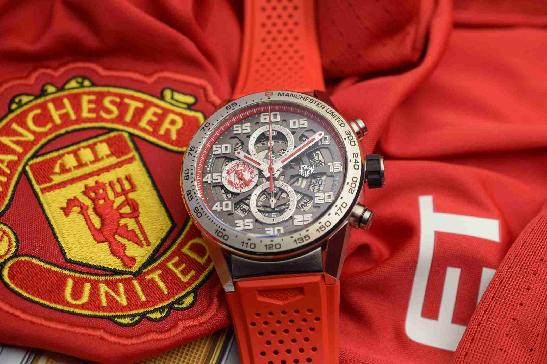 Swiss Replica TAG Heuer Carrera Heuer 01 Manchester United Special