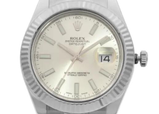 Discussing The Replica Rolex Datejust II steel 18k white gold automatic Watch 3
